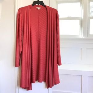 TERRA & SKY Cardigan Sweater Open Front Knit Long Sleeve Women’s Plus Size 4X